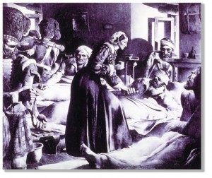 Florence Nightingale in the War Hospital
