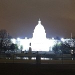 The Capitol Building on Inauguration Night